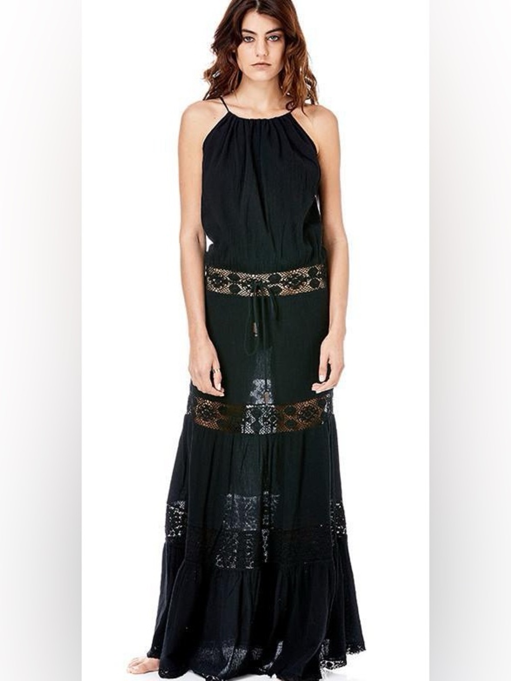 Boho Chic Classic Hippie Dress MiJo By Michelle Jonas SIZE LARGE